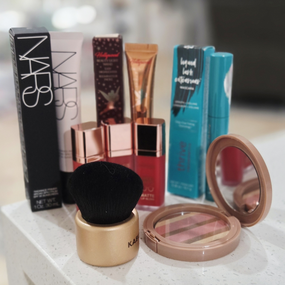 NARS Charlotte Tilbury Thrive Kabuki Brush Beauty Bundle (8 Items)